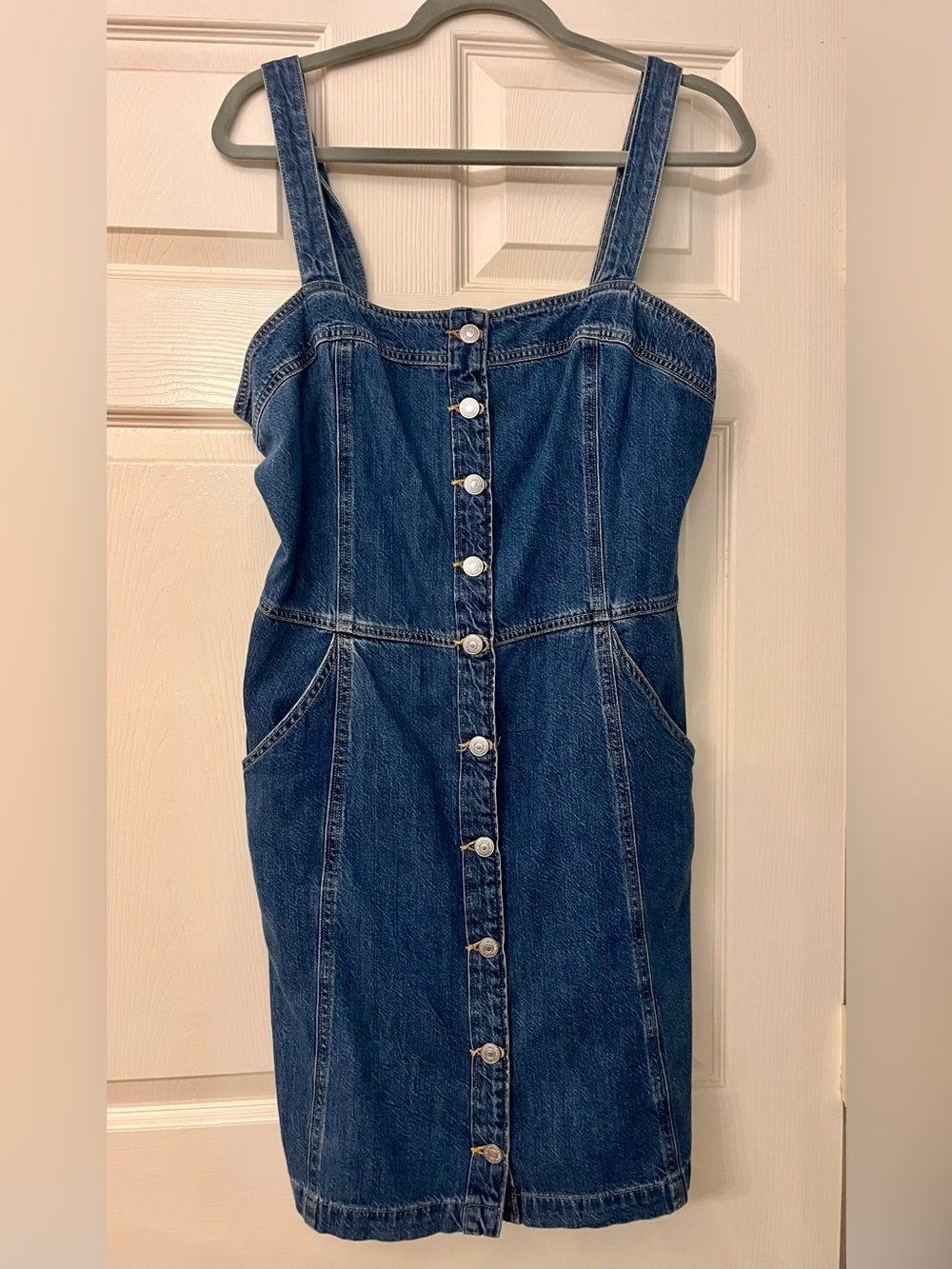 Levi’s Denim Button-Front Sundress - Blue